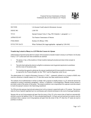 Spousal Consent Form