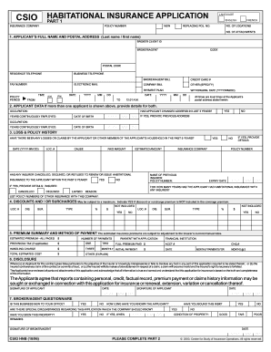 Csio Application PDF  Form