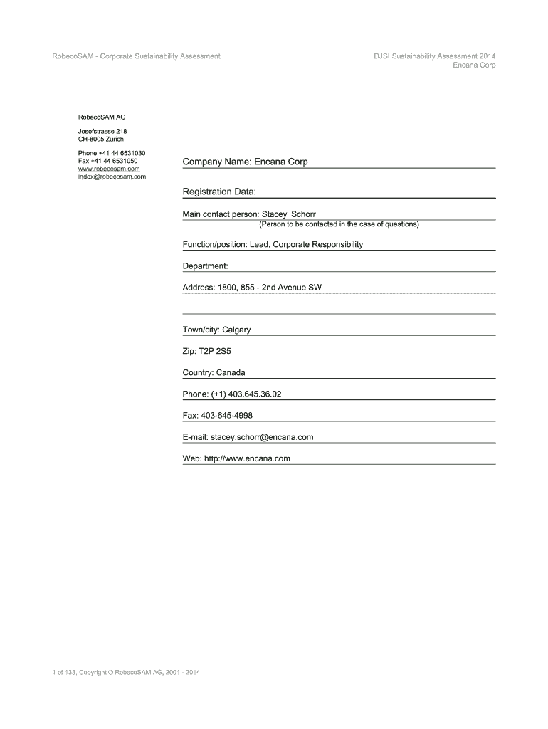Djsi Questionnaire PDF  Form
