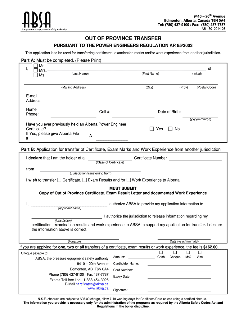  Nb Power Form 2014-2024