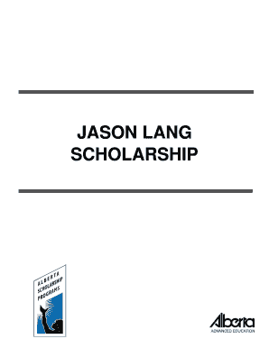 Jason Lang Scholarship 2004