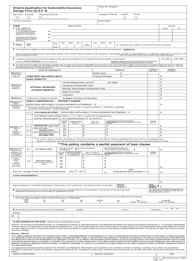  Oap 4  Form 2004