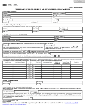 Nihb Prior Approval Form