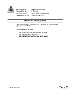 Rcmp Grc 3584e 03 Form