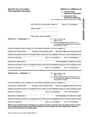 Form 9a Defence