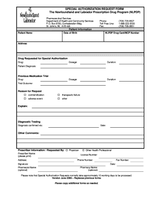 Newfoundland Bill of Sale  Form