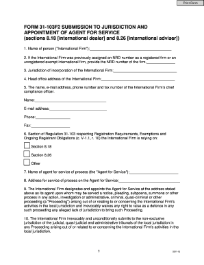 Form 31 103f2