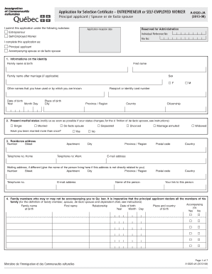 How to Fill Grades in Quebec Form