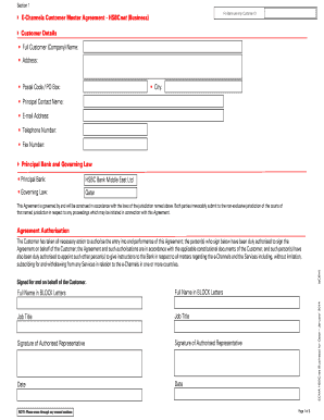 Hsbc E Channels Application Form