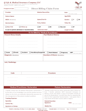 Qlm Online  Form