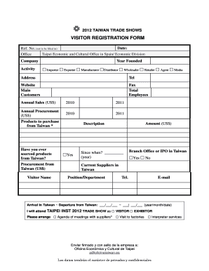 Visitor Registration Form