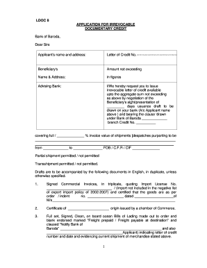 Lc Application Form
