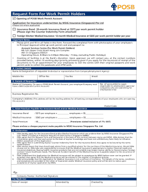 Posb Fdw Account Opening Online  Form