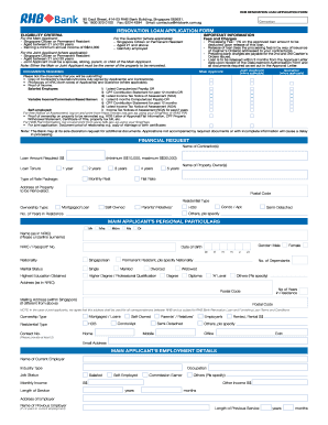 Rhb Renovation Loan  Form