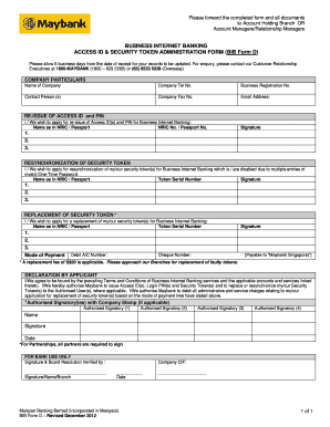 BIB Form D Maybank