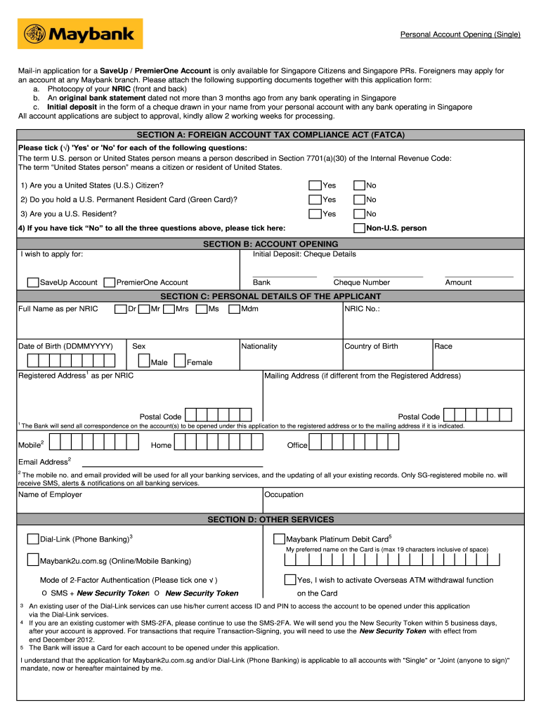  Service Request Form Maybank 2014-2024