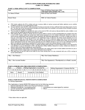 Chevron Singapore Starcard Giro Form