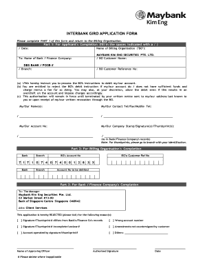 Myrepublic Interbank Giro  Form