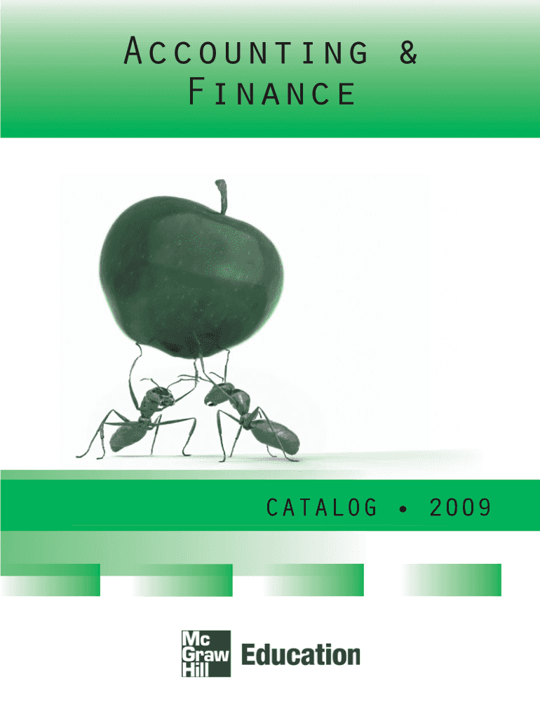 Accounting &amp; Finance McGraw Hill Books  Form