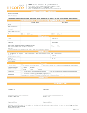 Ntuc Income Change of Adviser Form