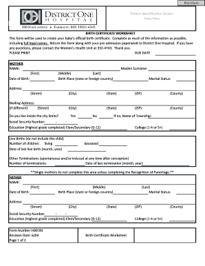 Registered Address  Form