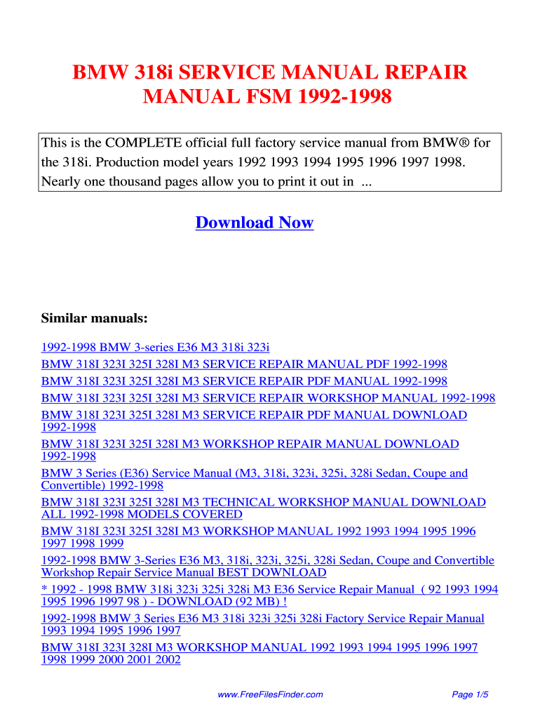 Bmw 318i Manual Download  Form