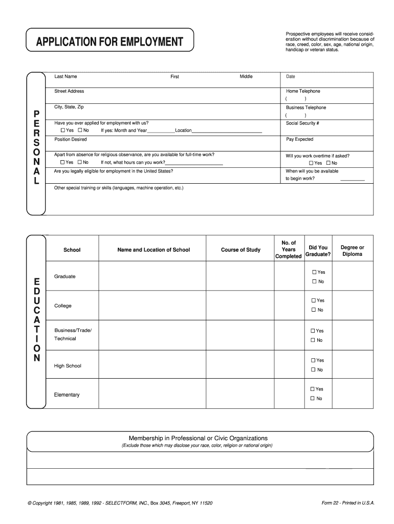 Selectform