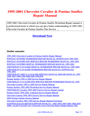 2005 chevy cavalier repair manual pdf