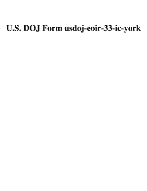 Eoir 33  Form