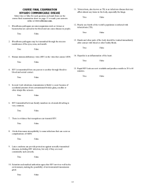 Elite Continuing Education Test Answers  Form