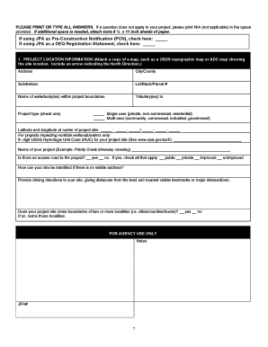 Joint Permit Application Virginia  Form
