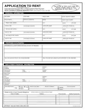 MUST Complete a Separate Application Form California Residents 18 Years or Older Apply