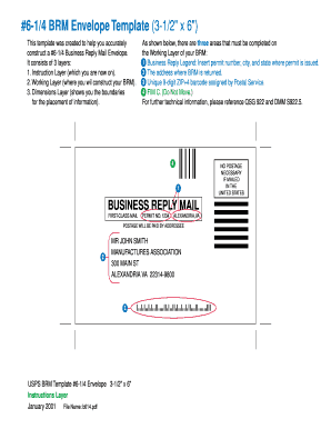 3 5 8 X 6 1 2 Envelope Template  Form