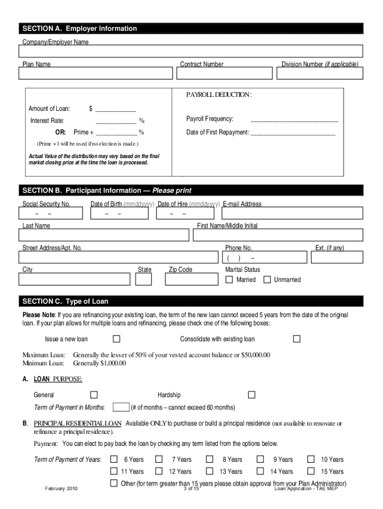  Transamerica 401k Loan Online 2010-2024