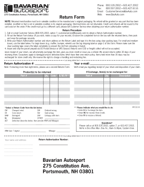 Return Form Bavarian Autosport