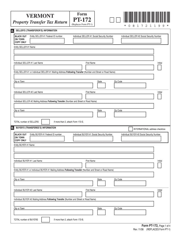  Vt Transfer Tax 2008