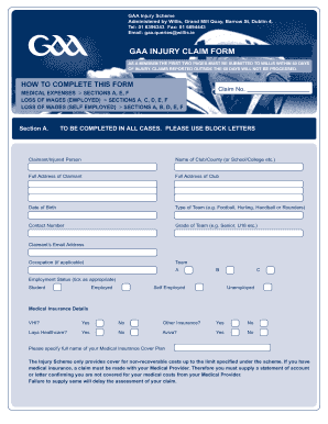 Willis Gaa Login  Form