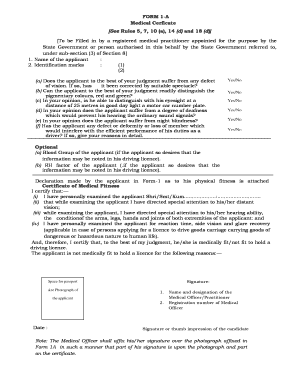 Cara Medical Certificate Format PDF