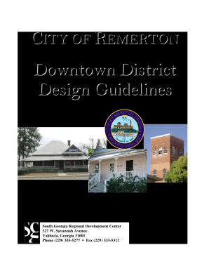 Historic Preservation Design Guidelines  City of Remerton Georgia  Form