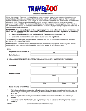 Travelzoo Computershare Form