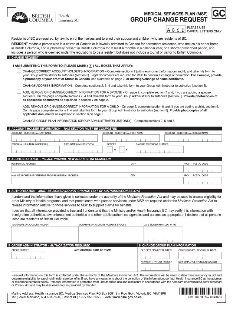 Get and Sign Msp170 Form 2014