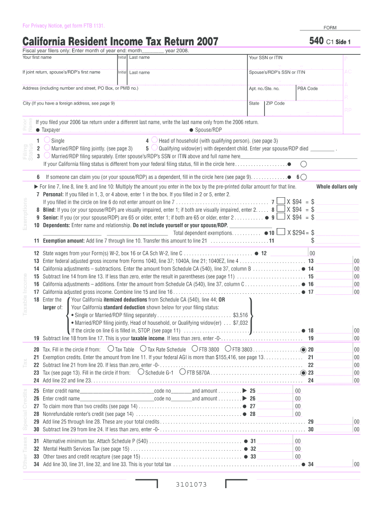 Form 540