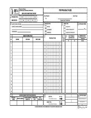 Me5 Philhealth  Form