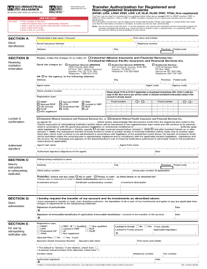 Ia Clarington Transfer Form