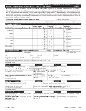 Humana Dental 1 Ee Form