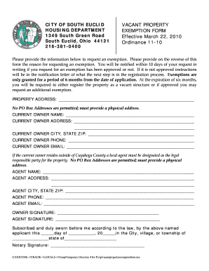  Dc Vacant Building Response Form 2010-2024