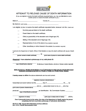 DH Form 1959 CauseOfDeath Aff June Obsoletes Previous