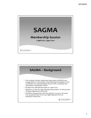 Sagma Application Form