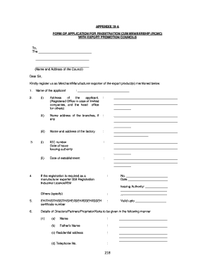 Plexconcil Membership Fees  Form