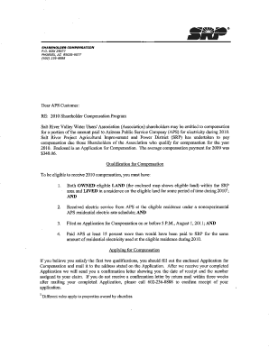 Srp Net Apply Compensation  Form